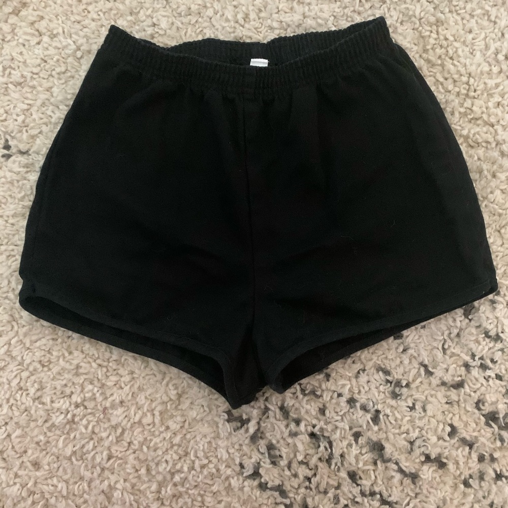 ✨American Apparel Black Denim Hotshorts ✨
